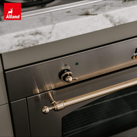 Ensembles complets de haute qualité Alland Taupe, conception personnalisée d'armoires de cuisine, cuisine avec accessoires, petite cuisine