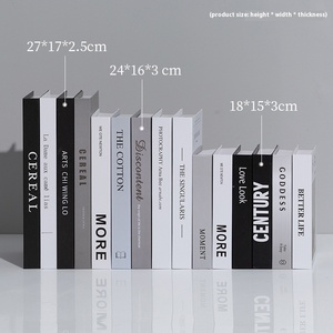 Nórdico simples estilo papel simulação decoração quarto armário fotografia modelo <span class=keywords><strong>shell</strong></span> thin book protótipo - Product Image 2