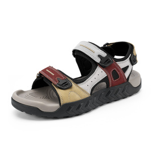 Nuovi <span class=keywords><strong>Sandali</strong></span> Sportivi in Morbida Pelle Bovina Genuina con Suola in Gomma MD, <span class=keywords><strong>Sandali</strong></span> <span class=keywords><strong>da</strong></span> Trekking per Uomo e Donna, Ciabatte Casual - Product Image 1