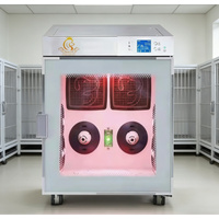 Séchoir à poils automatique en acier inoxydable EUR PET pour salon de toilettage d'animaux, séchoir pour chiens de petite taille