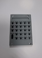 Panneau de commande numérique en gros, bouton clavier, pavé presse, matrice de clavier en caoutchouc pour le contrôle des équipements industriels