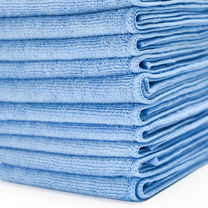 Microfiber Kitchen Cleaning Cloth 40x30cm Absorbent Towel For Home <b>Car</b> Washing <b>Table</b> Cleaning Solid Color Peach Blue - Product Image 1