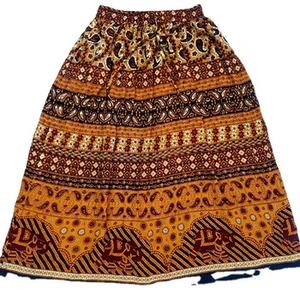 Falda de Algodón Estampada para Mujer, Diseño Animal, Cintura Elástica con Cordón, Ropa Casual, Tela Natural, Suave y Cómoda - Product Image 5