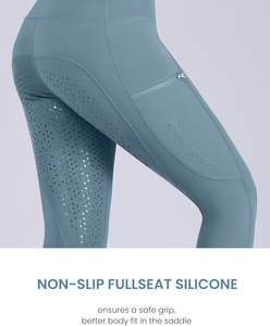 맞춤형 승마 도매 여성용 하이 웨이스트 지퍼 포켓 여름 승마 바지 - Product Image 3