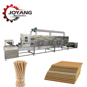 Four de séchage industriel à micro-ondes de grande capacité pour produits en papier et bois, tels que la paille, la vaisselle en bois, le carton alvéolé et le papier - Product Image 5
