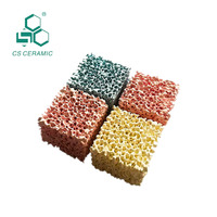 10 20 30 40 50 Ppi Bonne Qualité Fonderie Industrielle Poreuse Carbure De Silicium Zircone Magnésie Alumine Mousse Filtre En Céramique