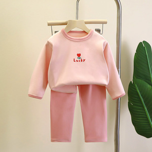 Abbigliamento per la casa per bambini nuovi <span class=keywords><strong>pigiama</strong></span> di pile intimo <span class=keywords><strong>termico</strong></span> set mutandoni - Product Image 4