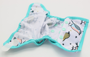 Tã Lót Cho Bé Happyflute, Loại Mới, Chống Thấm Nước, Có Móc Và Vòng, Có Thể Giặt - Product Image 5