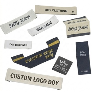 <span class=keywords><strong>Etiquetas</strong></span> Tejidas de Alta Densidad con Logotipo Personalizado a Precio de Fábrica <span class=keywords><strong>para</strong></span> <span class=keywords><strong>Ropa</strong></span> - Product Image 1