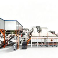 Ligne de production de papier absorbant laminé, machine de fabrication de papier Airlaid pour la matière première des serviettes hygiéniques, des couches et des coussinets d'allaitement