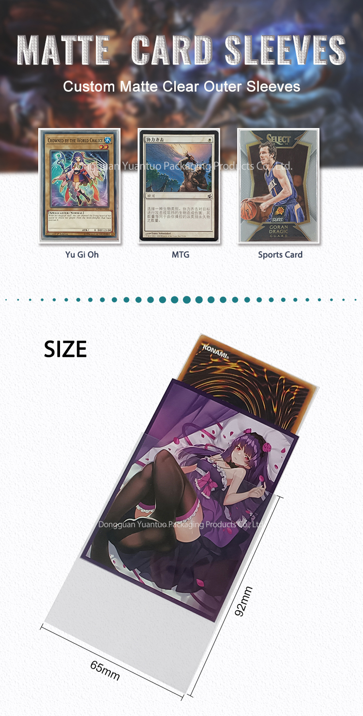 card outer sleeves Custom Sleeves