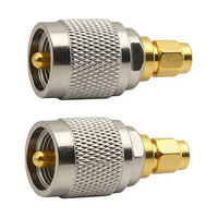 Adaptateur coaxial RF UHF mâle PL259 vers SMA mâle Jack, convertisseur de connecteur coaxial RF pour talkie-walkie/radio bidirectionnelle