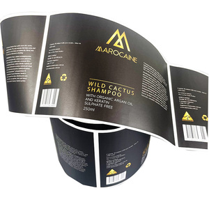 Etiqueta Adhesiva Fabricantes de Productos etiqueta cosmética etiquetas de maquillaje Cuidado Personal botella embalaje laminación mate logotipo impreso - Product Image 1