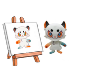Animal en peluche personnalisé dessin animé héros chien jouet en tissu doux peluche écologique avec emballage EPR