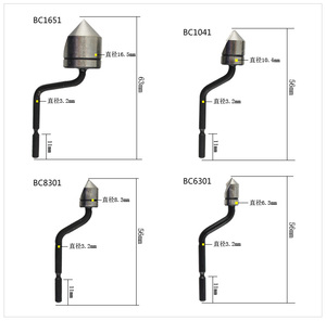 Herramienta de desbarbado, cuchilla recortadora de bordes, broca de Chaflán de avellanado de círculo interior BC6301 BC8301 BC1041 BC1651 - Product Image 2