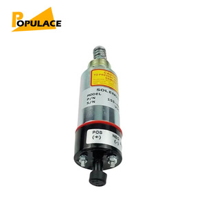 Stop Solenoid Valve 8C-3663 155-4652 For Diesel <b>Generator</b> Fuel Cut Off Electromagnet Steel Material - Product Image 2