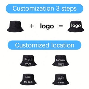 Custom Printed <b>Bucket</b> Hats Customisable High Quality Printing logo Wholesale Bulk Cap for Unisex Reversible <b>Bucket</b> Cap Hat - Product Image 4