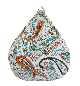 レインドロップ型折りたたみ式ソフトインポートEPPフィリングビーンバッグチェア - Product Image 5