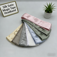 Bandeau quotidien réutilisable en flanelle satinée chaude pour l'hiver, réglable avec bande auto-agrippante, sans plis, pour le maquillage, les soins spa, le lavage du visage et les soins capillaires