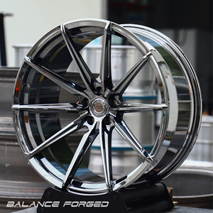 Rines de Aleación Forjados Personalizados, Ruedas Cóncavas Profundas, Gris Plateado Brillante, 5x112 5x120, Ruedas de <span class=keywords><strong>17</strong></span>-22 Pulgadas para BMW Porsche 911 Panamera - Product Image 3