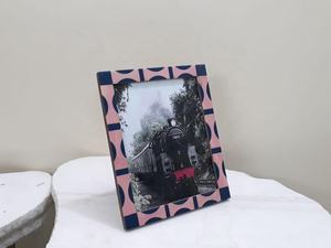 Décoration de maison pas cher rose noir indien fait à la main résine incrustation cadre Photo décor mural Antique en laiton imprimé article décoratif - Product Image 2