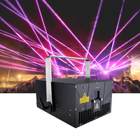 HQLIT 21w 30w Proyector de Luces Láser Profesional para Exteriores IP54 Dj Disco Rgb con Efecto de Animación 3D ILDA DMX Programable para Espectáculos y Eventos