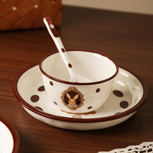 Lapin joyeux Pâques vintage <span class=keywords><strong>Peter</strong></span> Rabbit 2 bol 1 cuillère 1 tasses 1 assiette pour 1 personne ensemble vaisselle en céramique micro-ondable - Product Image 4