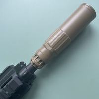 Pistolet jouet à billes de gel avec batterie intégrée, lumière UV, alliage, effets de tir simulés, fumée lumineuse simulée