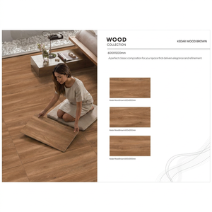 Crema Wood Effect Porcelain <b>Tiles</b> 600x1200mm Natural Texture Non Slip Large Format Floor Wall - Product Image 5