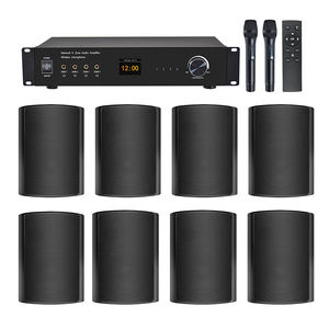 Amplificateur <span class=keywords><strong>audio</strong></span> réseau 4 zones | Amplificateur de puissance BT 50W X 16 canaux avec microphone pour la maison | Amplificateur WiFi pour Multiroom - Product Image 6