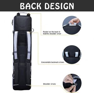 Free sample Wholesale Waterproof Billiard Cue Bag 3 Shafts 4 Butts Snooker Adjustable Carrying Soft Pool Cue Case Bag - Product Image 5