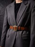 Ceinture pour homme MeeTee YK104 avec boucle en alliage imprimée