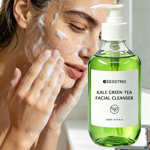 Limpiador Facial de Marca Propia 100% Natural para el Cuidado Diario de la Piel, Elimina el Maquillaje, Limpia los Poros, con Kale y Té Verde - Product Image 1