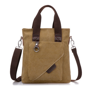 High Quality Gentle New VIntage Canvas Messenger <b>Bags</b> for <b>Men</b> <b>Shoulder</b> <b>Bag</b> Business Briefcase Laptop <b>Bags</b> - Product Image 5