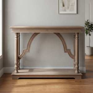 Luxury Solid Wood <b>Narrow</b> <b>Console</b> <b>Table</b> with Antique Finish and Traditional Hand-Carved Artwork for Living Room Bedroom Decor - Product Image 1