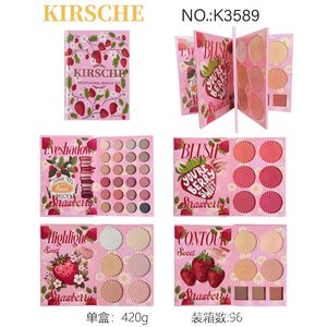 Nuova Palette Ombretti Multicolore Cosmetici Perlescenti Opachi Glitterati con Paillettes - Trucco Colorato per Libri di Bellezza - Ingrosso - Product Image 1