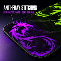 Tapis de bureau XXL en caoutchouc de 3 mm d'épaisseur, design abstrait, antidérapant, protection contre les radiations, pour le gaming, 80*30/90*40 cm, vente en gros