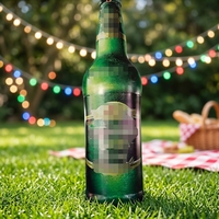 Bouteille de vin ou de bière gonflable en PVC, modèle publicitaire pour activités extérieures, affichage publicitaire, logo personnalisé, souffleur inclus