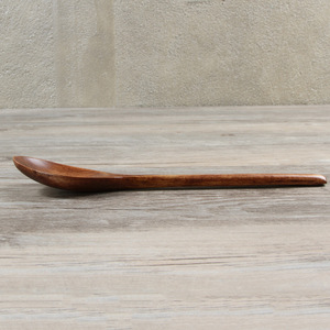 20cm solid wood <b>spoon</b>, environmentally friendly, old lacquer, food-grade, household wooden <b>spoon</b>, <b>small</b> wooden ladle, soup - Product Image 3