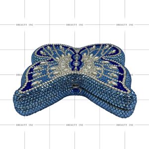 Butterfly Crystal <b>Clutch</b> for Women Luxury Rhinestone Evening <b>Bag</b> Elegant Handbag Purse for Party - Product Image 4