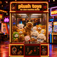 Peluche Corgi Mignonne en Forme de Pain pour Machine à Pinces, Vente en Gros, Animaux en Peluche Doux pour Machines d'Arcade, Réapprovisionnement pour Machines à Grue, Enfants