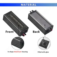 Transformateur d'éclairage étanche IP65 50W 1500mA Adaptateur AC85-265V à DC 24-36V COB Chip Alimentation à courant constant