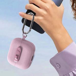 Compatible avec Samsung Galaxy Buds3/3 Pro, étui souple antichoc pour écouteurs avec boucle de fixation, protection simple contre les chutes - Product Image 4