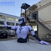 Mascotte de promotion publicitaire pour festival de musique en plein air, décoration gonflable, robot IA, ballon