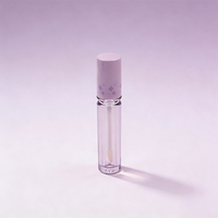 Conteneur cosmétique pour rouge à lèvres brillant violet, conteneur vide de luxe pour rouge à lèvres brillant, pot