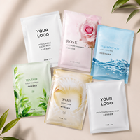 Sac cosmétique personnalisé en aluminium thermoscellé sur trois côtés, résistant à l'humidité, respectueux de l'environnement, avec trou de suspension pour masque facial et shampoing