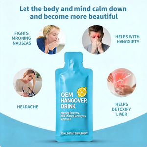 Ukuran kustom hanger menyembuhkan Gel cair Gel jeli stik minuman beralkohol susu thistle-kesehatan hati setelah minum alkohol - Product Image 3