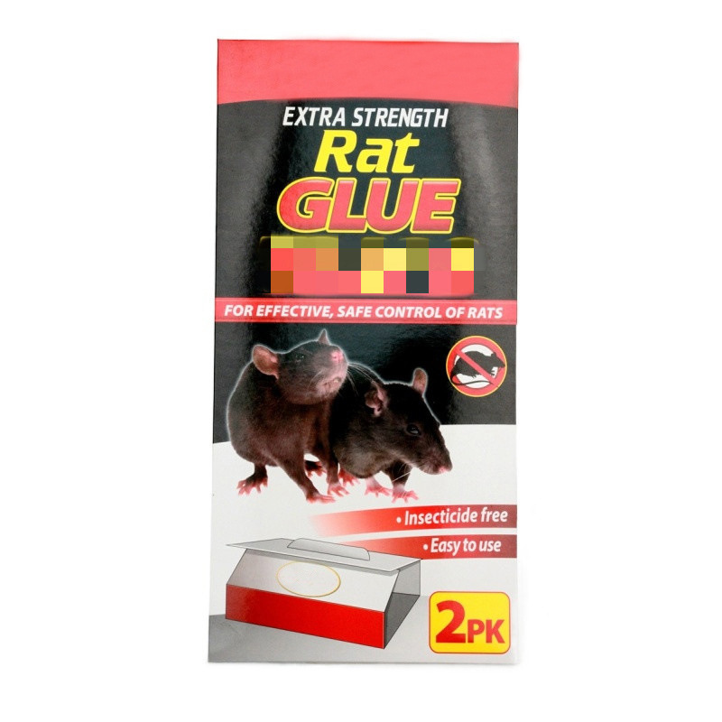 Autocollant de souris grand format, 2 pièces, motif dentée.