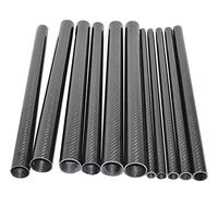 Perche télescopique pour aspirateur, de qualité industrielle, légère, en fibre de carbone, avec verrouillage en deux étapes