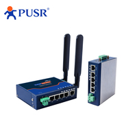 Client sans fil WiFi6 PUSR, passerelle Gigabit Ethernet 5 ports, CAN FD, RS232/485, calcul en périphérie, robot AGV, automatisation industrielle W660s